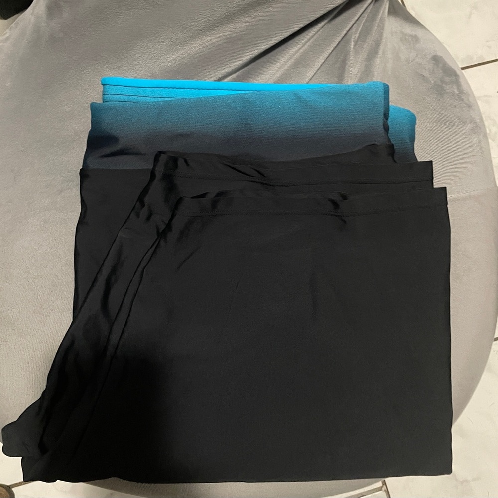 Black and Blue Ombre Leggings
